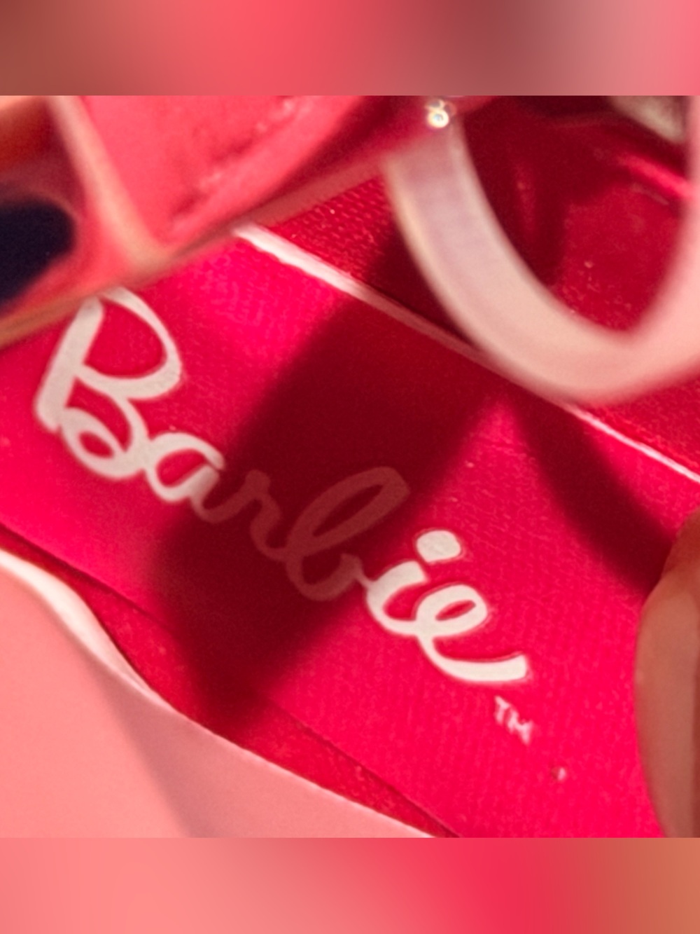 Barbie Hot Pink Embossed Mini Top-Handle Bag - Picture 15 of 17